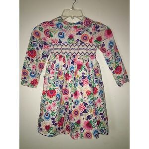 Floral smocked dress